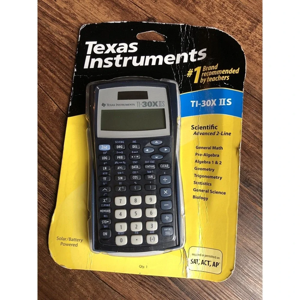 Texas Instruments Solar/Battery Powered TI-30X IIS Calculator Scientific